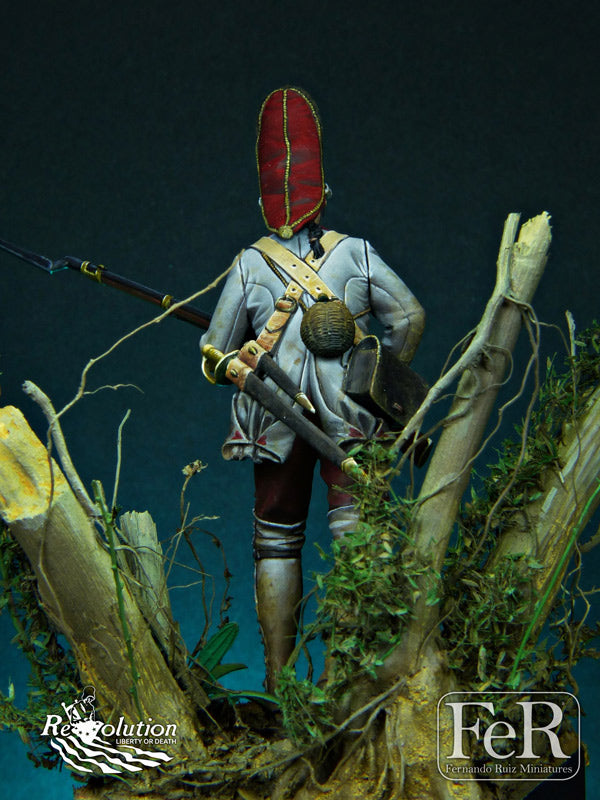 Spanish Grenadier, Regimiento Zamora, Pensacola, 1781 (back)