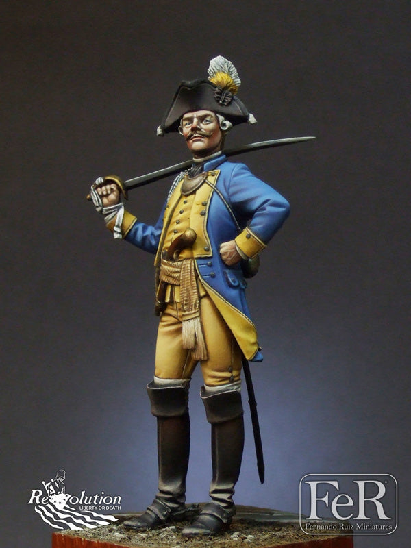 Brunswick Dragoons Cavalry Officer, Saratoga, 1777