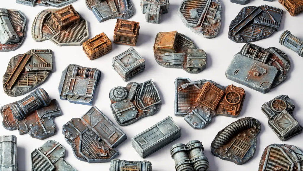 Gamers Grass Basing Bits - Spaceship Corridor