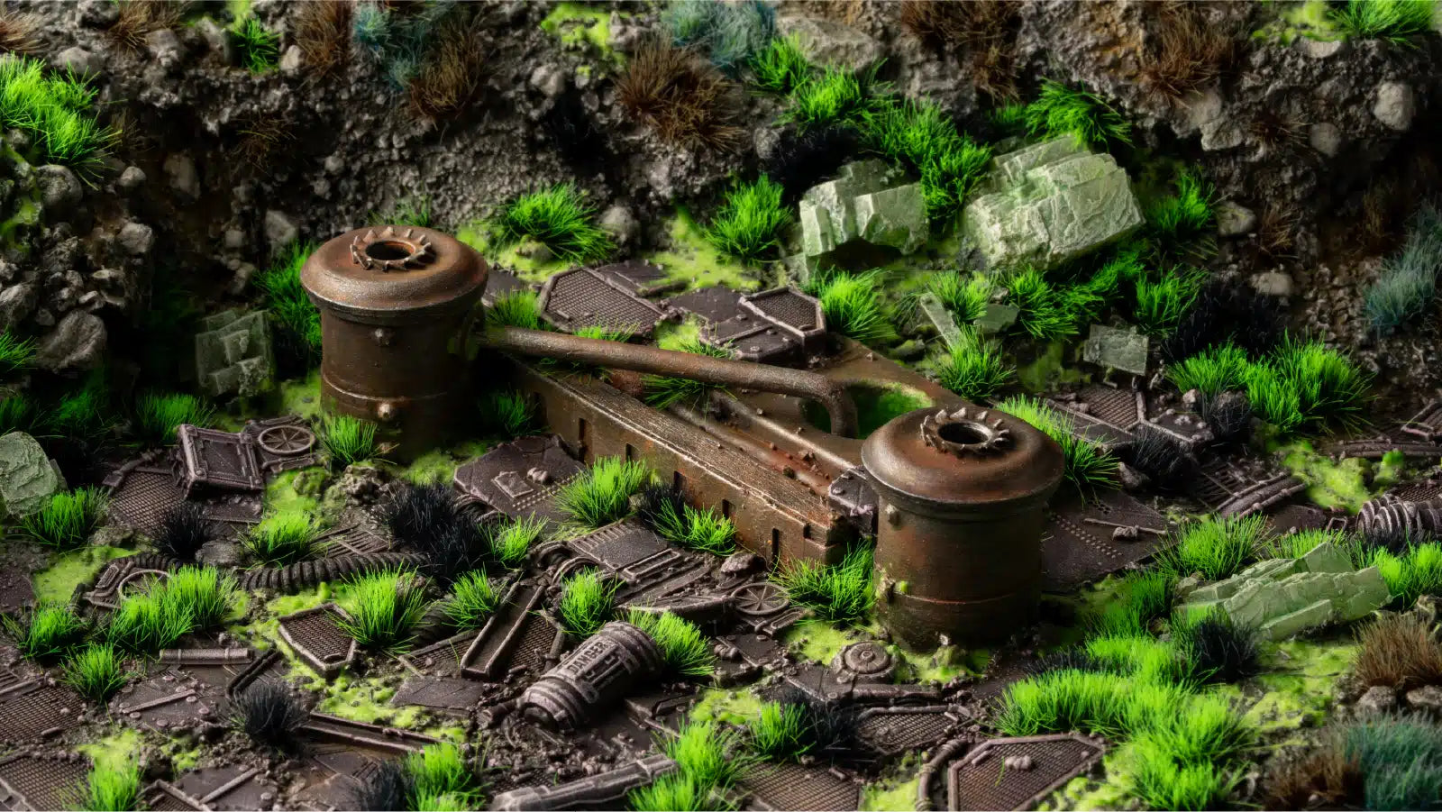 Gamers Grass Basing Bits - Spaceship Corridor