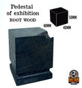 Square Pedestal Plinth, Blue Wood 40mm