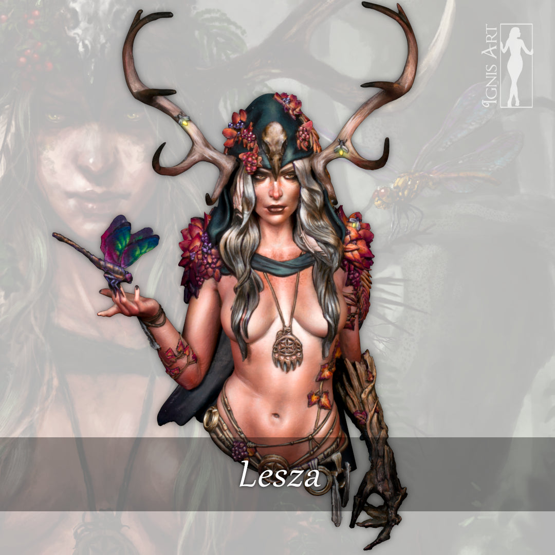 Lesza, Bust (3D Print)