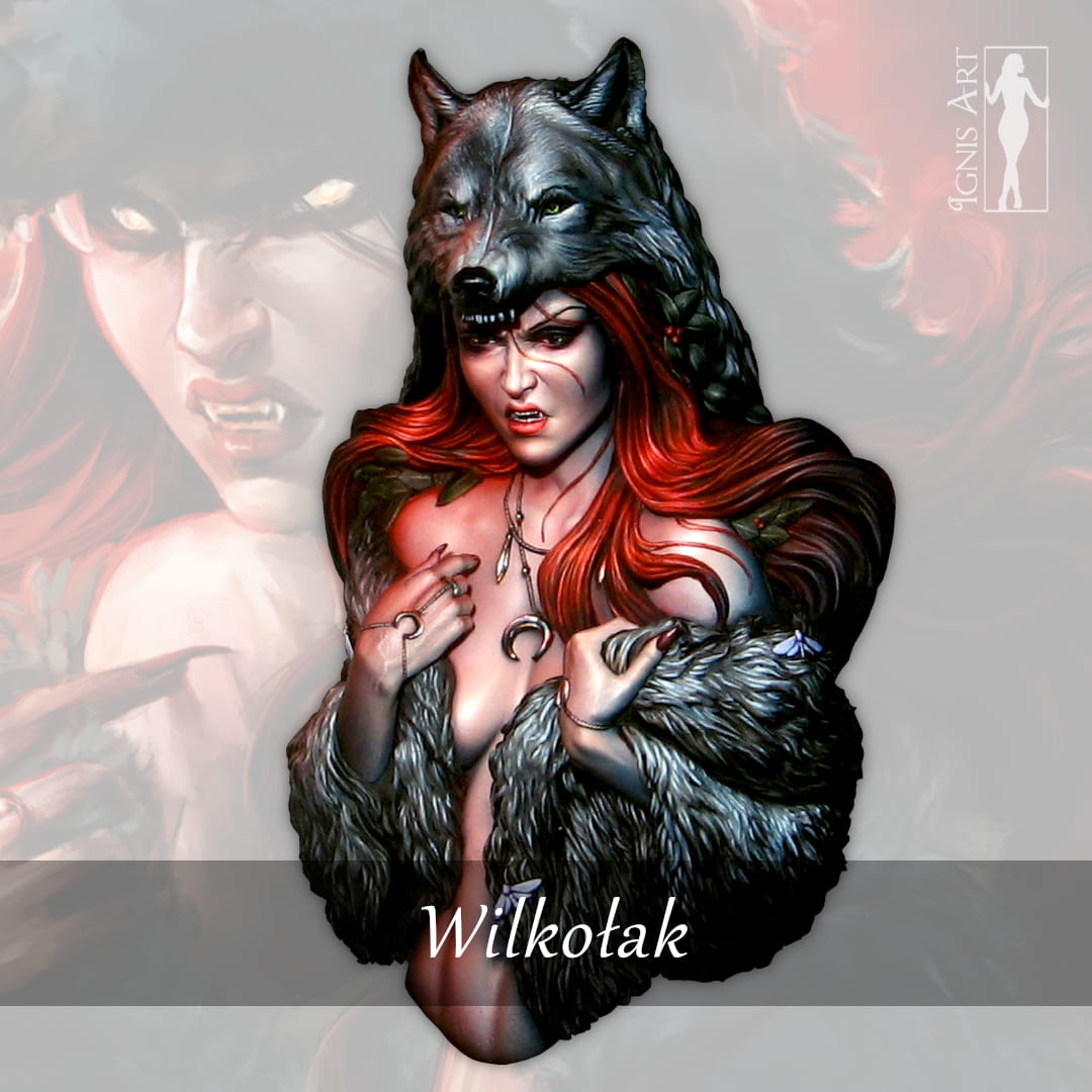 Wilkolak, Bust