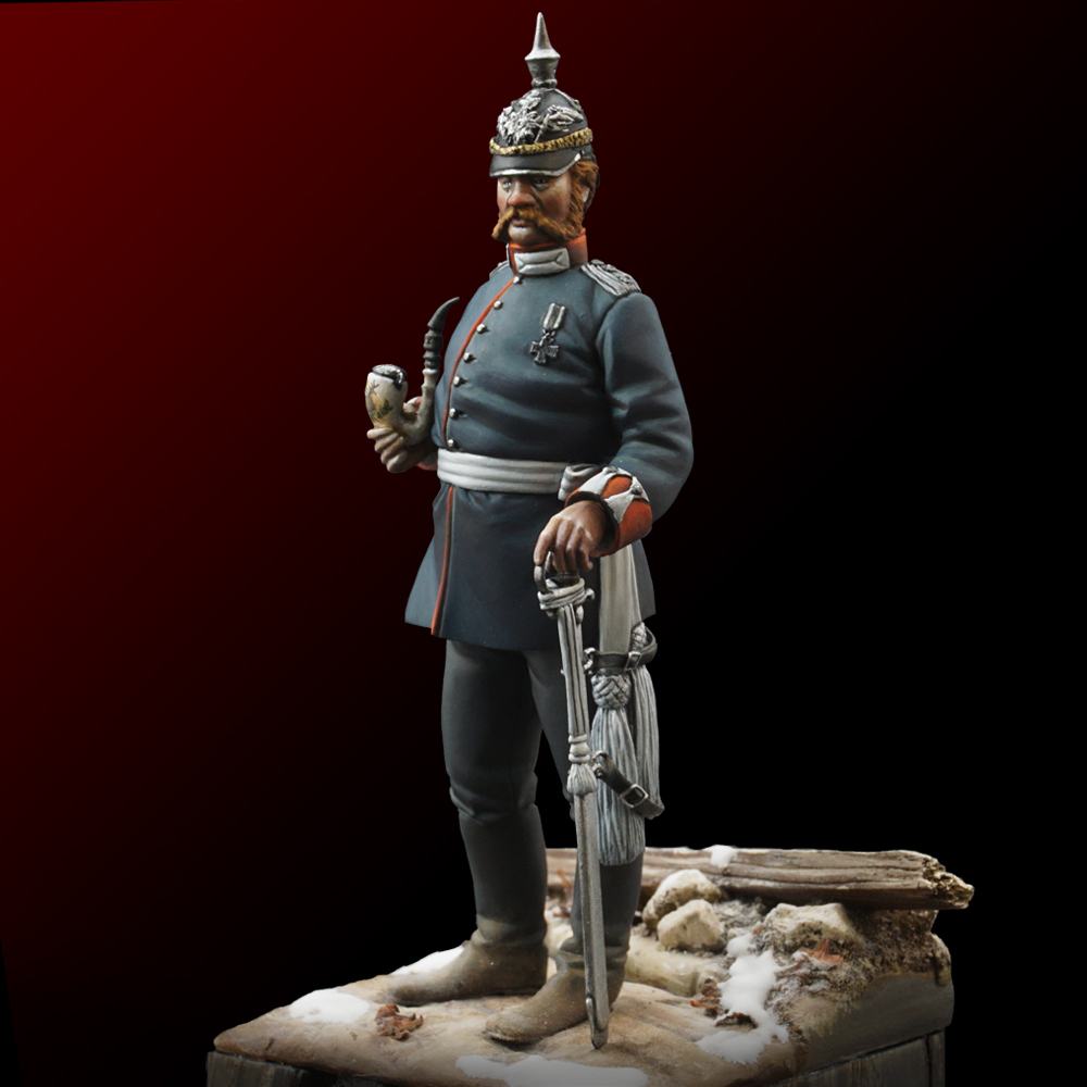 Prussian Officer 75mm