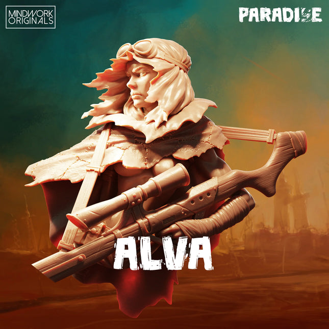 Alva, Bust