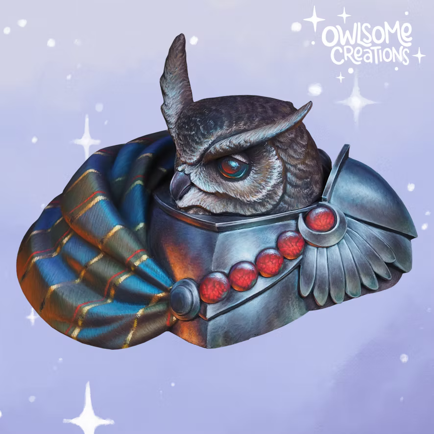 Nightfeather the Owl Knight Bust