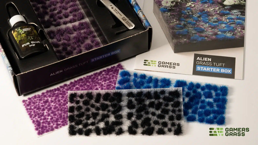 Gamers Grass Tuft Starter Boxes - Alien Grass