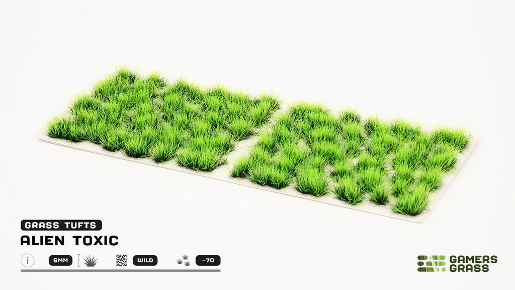 Gamers Grass Alien Toxic 6mm Tuft - Wild