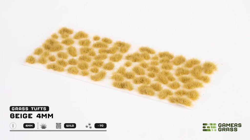 Gamers Grass Beige 4mm Tuft - Wild