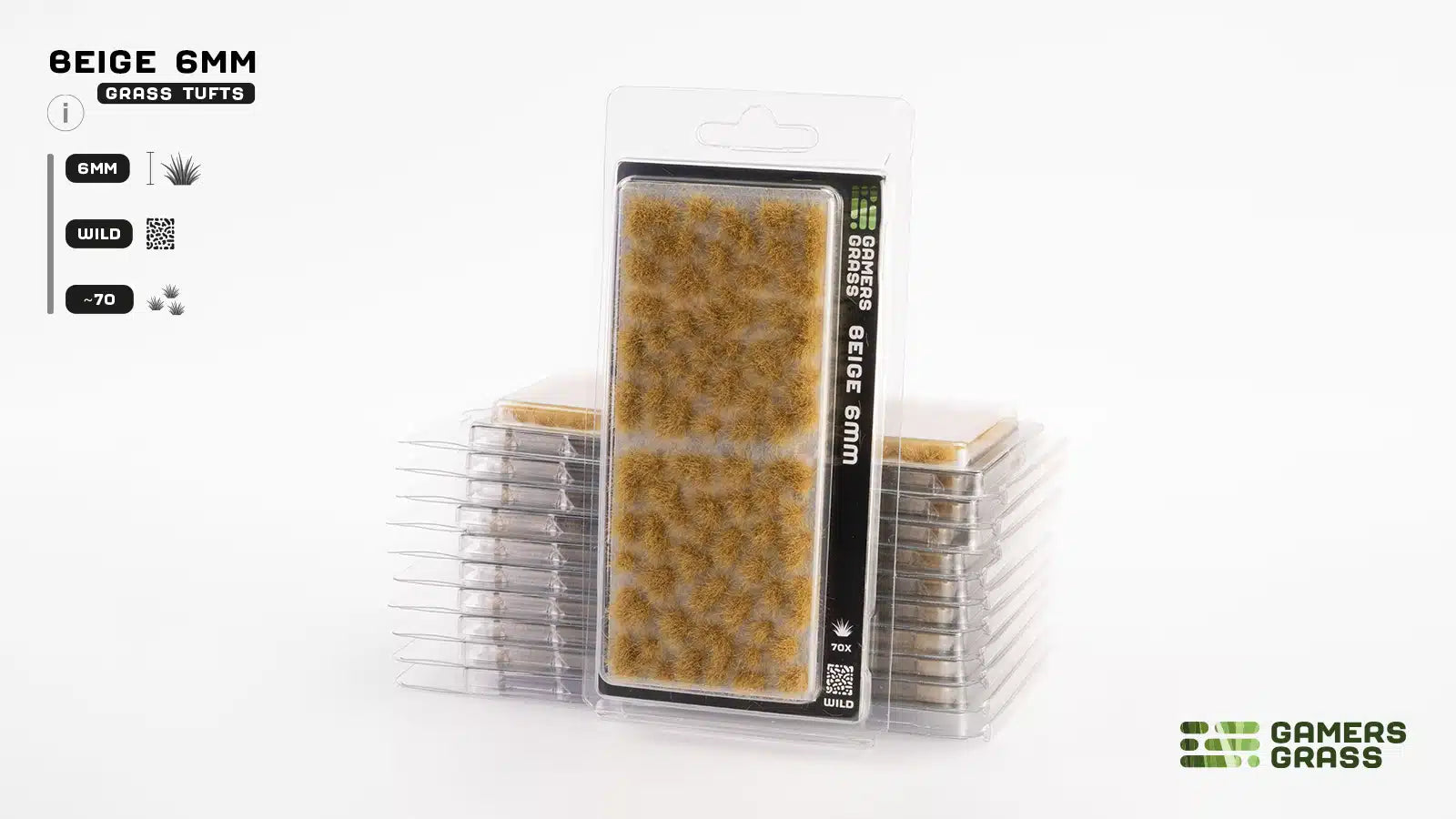Gamers Grass Beige 6mm Tuft - Wild