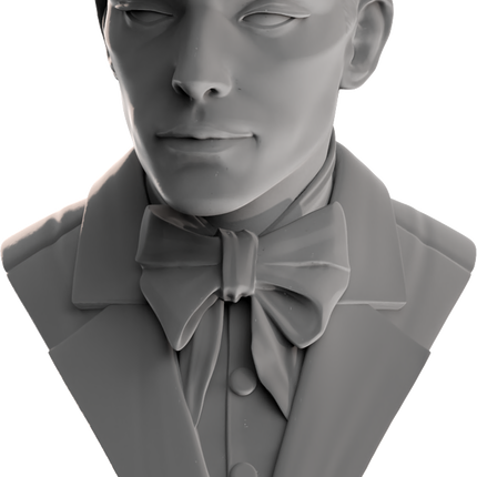 Beret Man Academic Bust