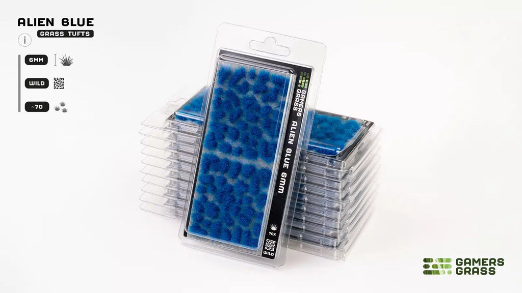 Gamers Grass Alien Blue 6mm Tuft - Wild