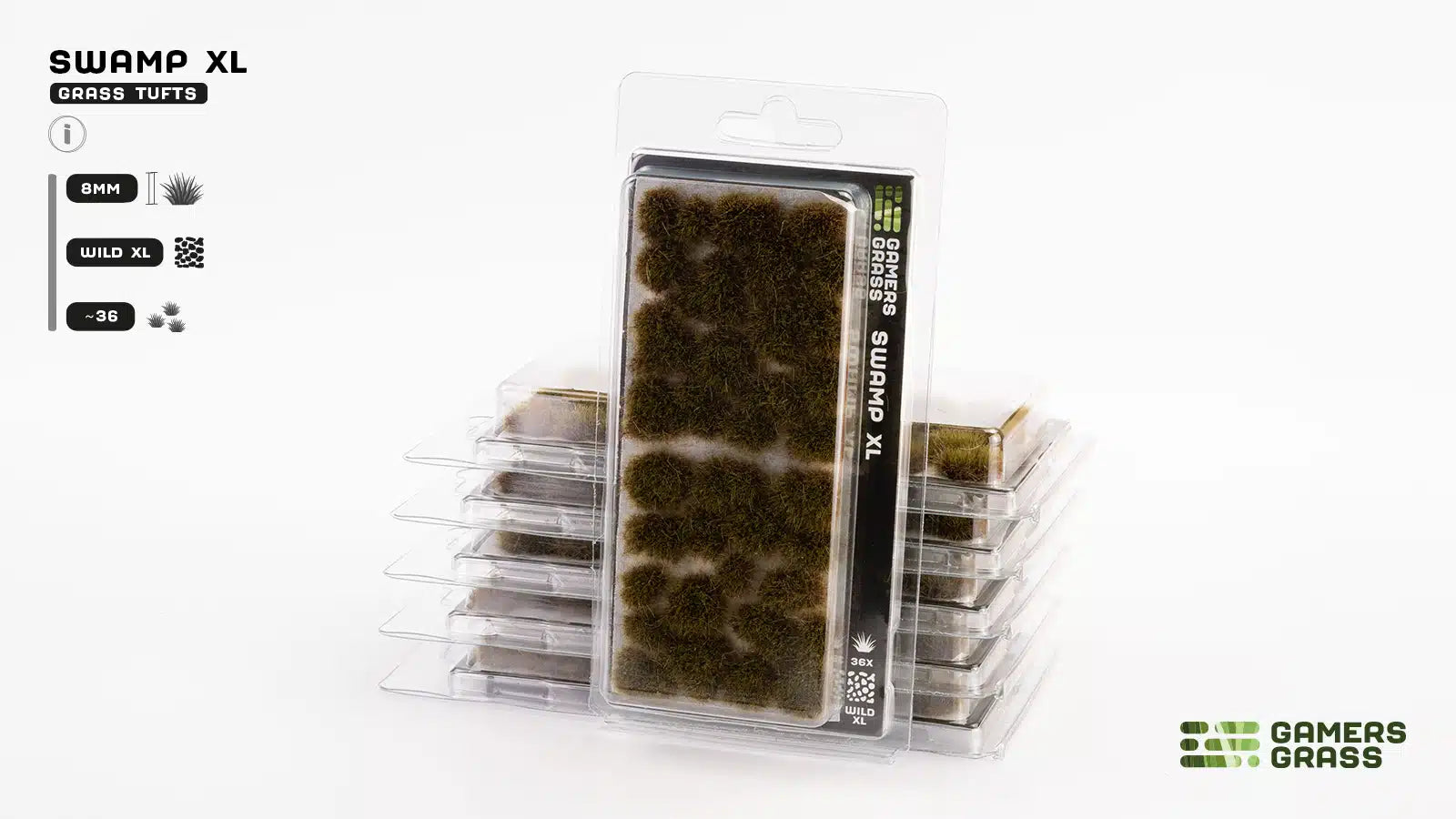 Gamers Grass Swamp XL 8mm Tuft - Wild