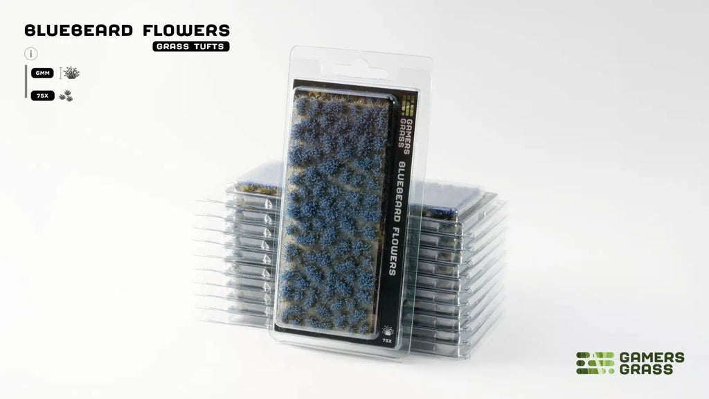 Gamers Grass Bluebeard Flowers