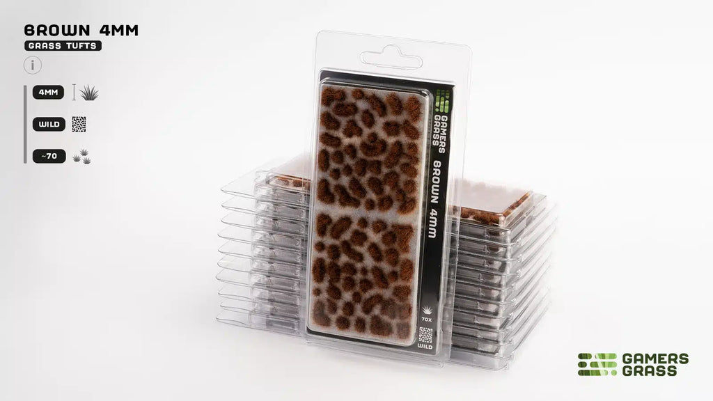 Gamers Grass Brown 4mm Tuft - Small
