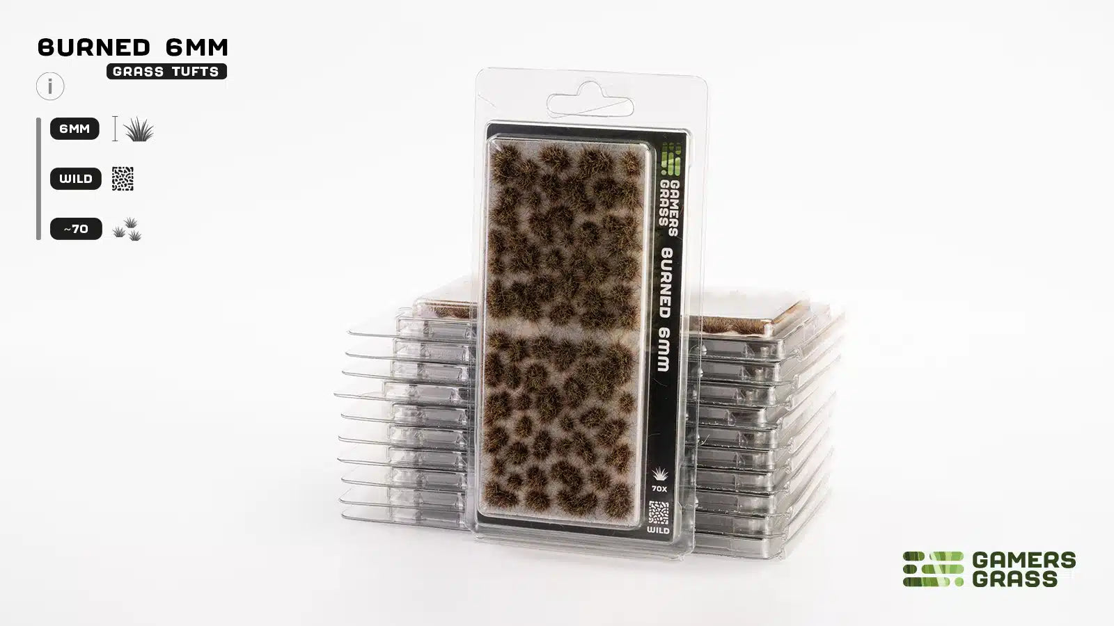 Gamers Grass Burned 6mm Tuft - Small