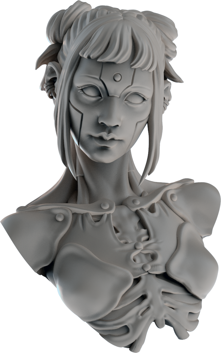 Cyber Muse Academic Bust