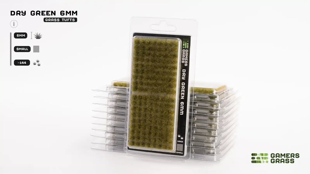 Gamers Grass Dry Green 6mm Tuft - Small