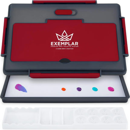Game Envy "Exemplar MEGA" Wet Palette, Red