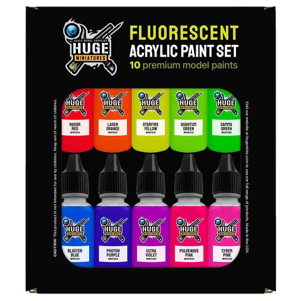 Paint Bundle (Fluorescent) - 10ct