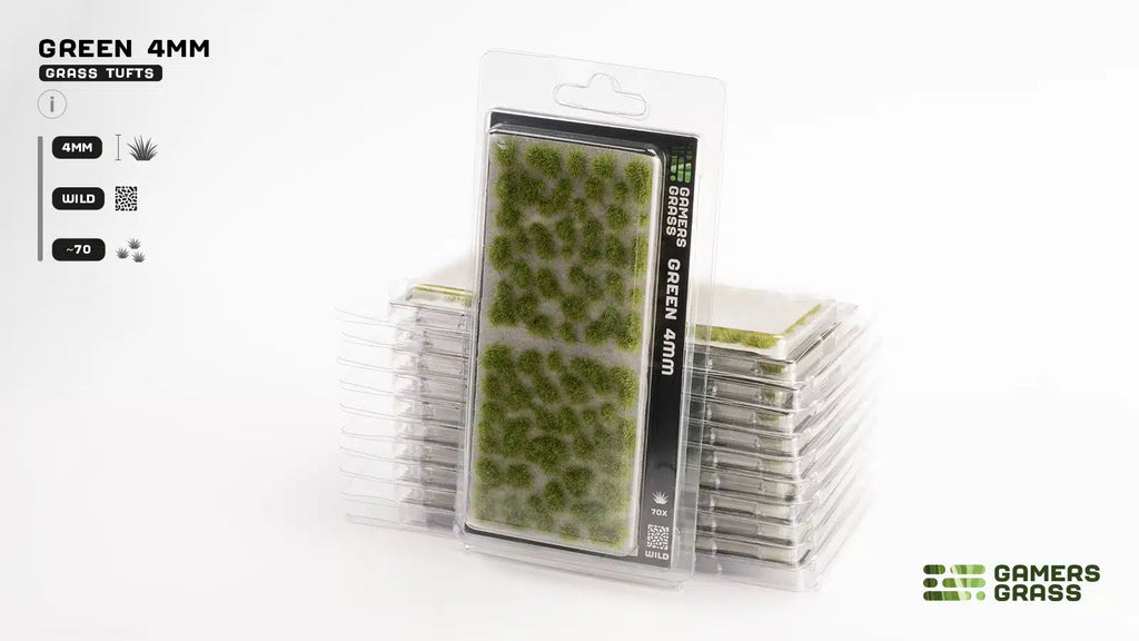 Gamers Grass Green 4mm Tuft - Wild