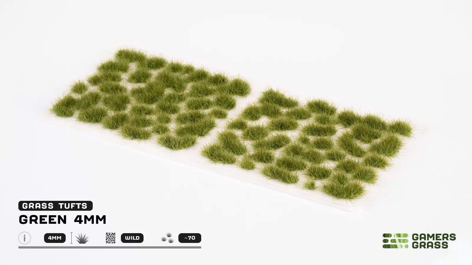Gamers Grass Green 4mm Tuft - Wild