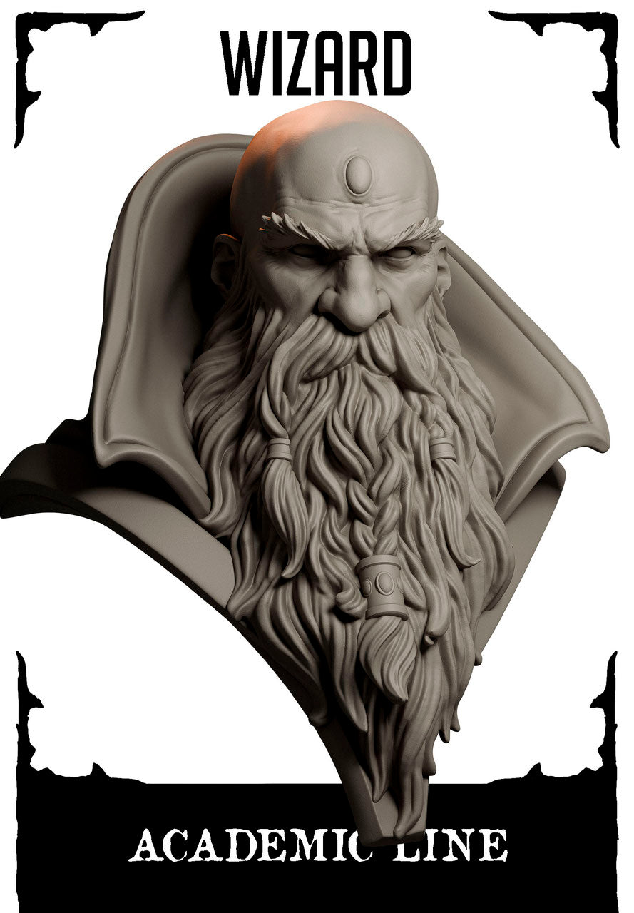 Wizard Academic Bust