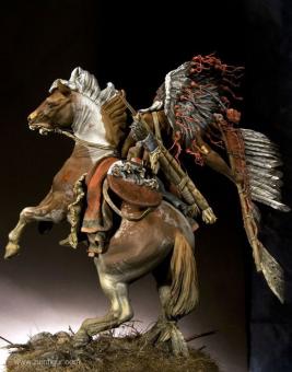 Lakota Chief Warrior 1800, Resin Version