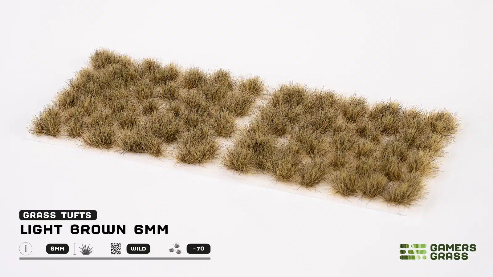 Gamers Grass Light Brown 6mm Tuft - Small