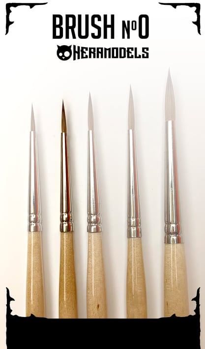 Miniature Master Series Kolinsky Sable Single Brushes