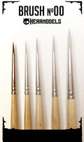 Miniature Master Series Kolinsky Sable Single Brushes