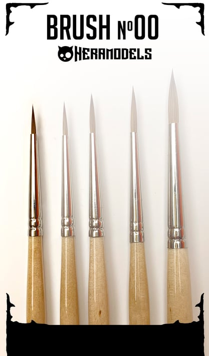 Miniature Master Series Kolinsky Sable Single Brushes