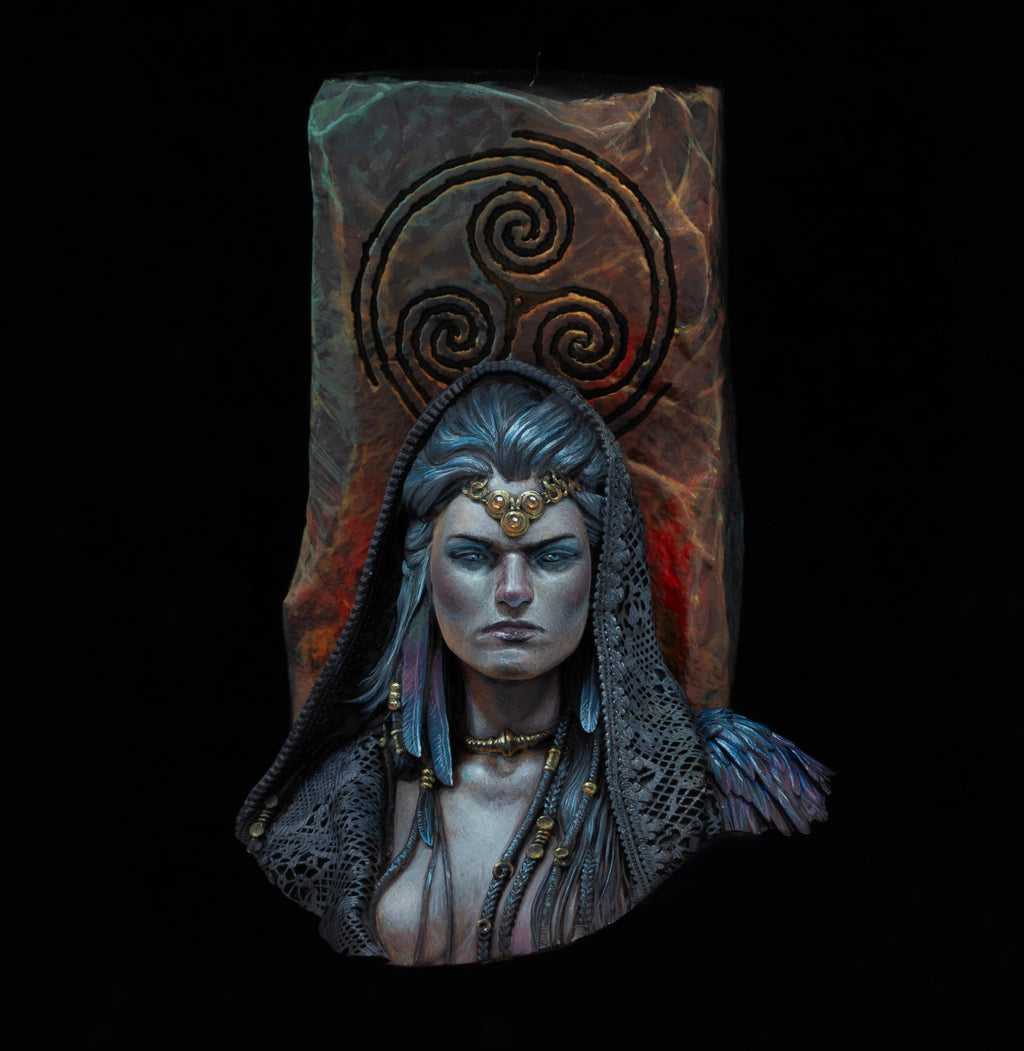 The Morrigan Academic Bust