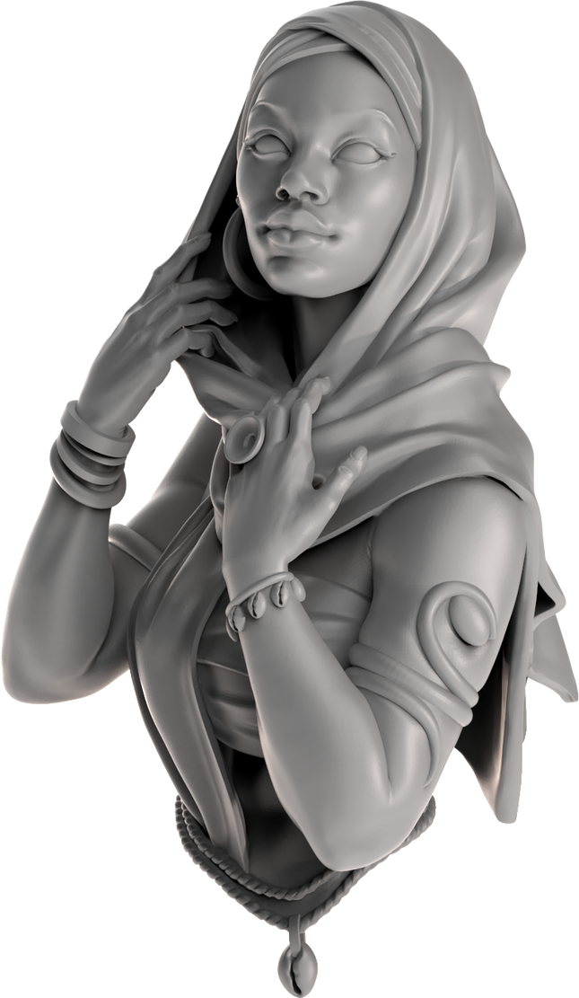 Muse in Scarf Full Bust
