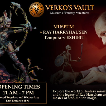 Verko's Vault Museum + Ray Harryhausen Exhibit Entry