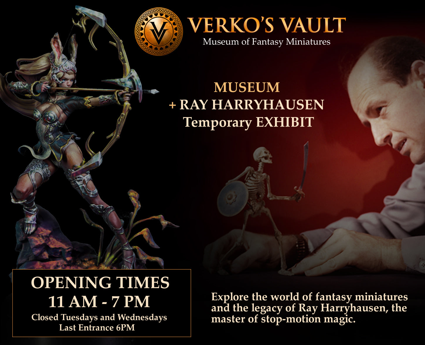 Verko's Vault Museum + Ray Harryhausen Exhibit Entry