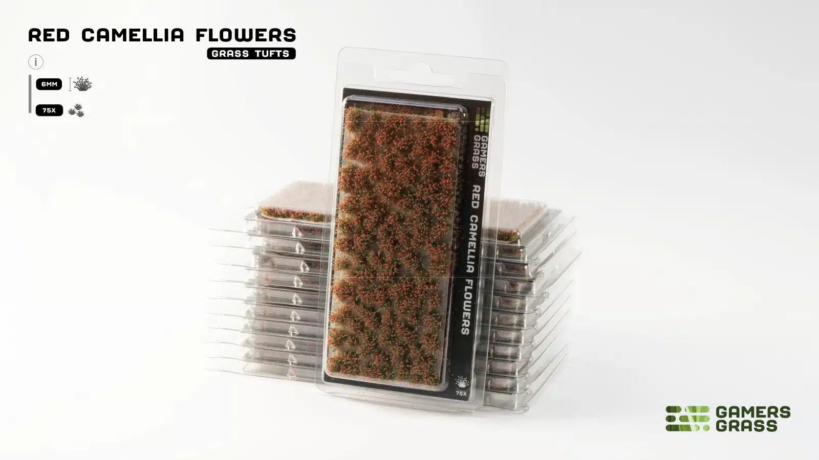 Gamers Grass Red Camellia Flowers
