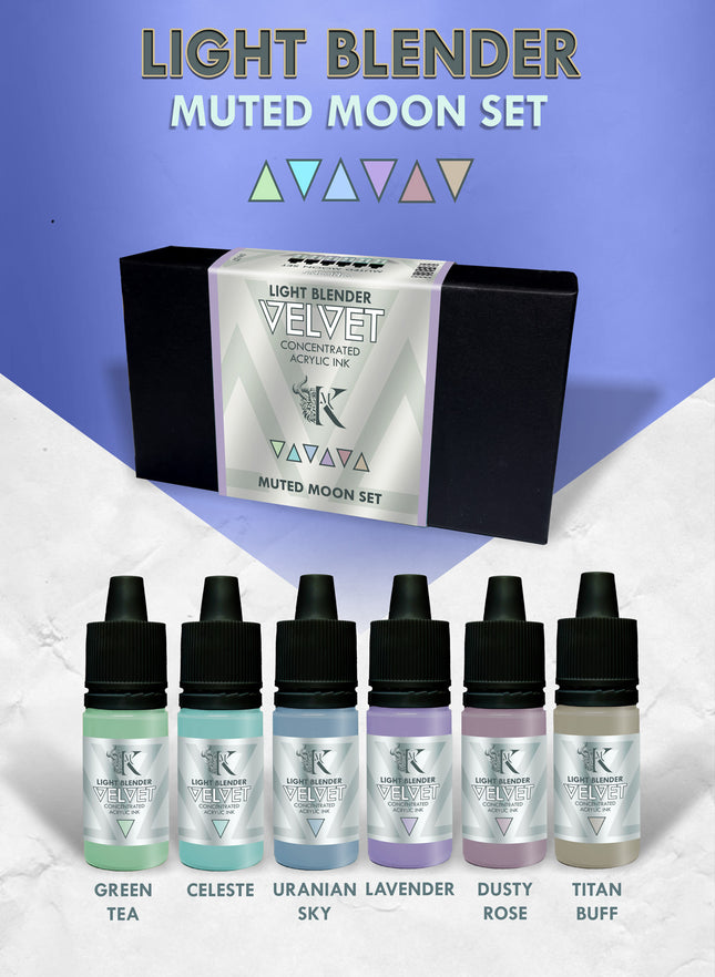 Velvet Inks: Muted Moon
