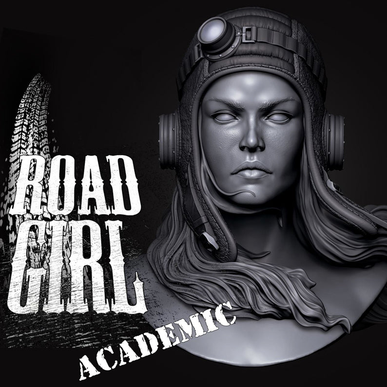 Road Girl Academic Bust