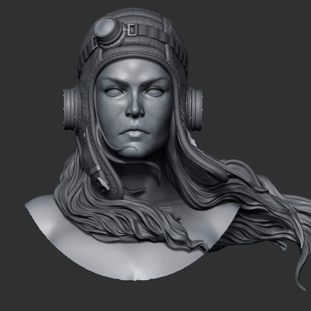 Road Girl Academic Bust
