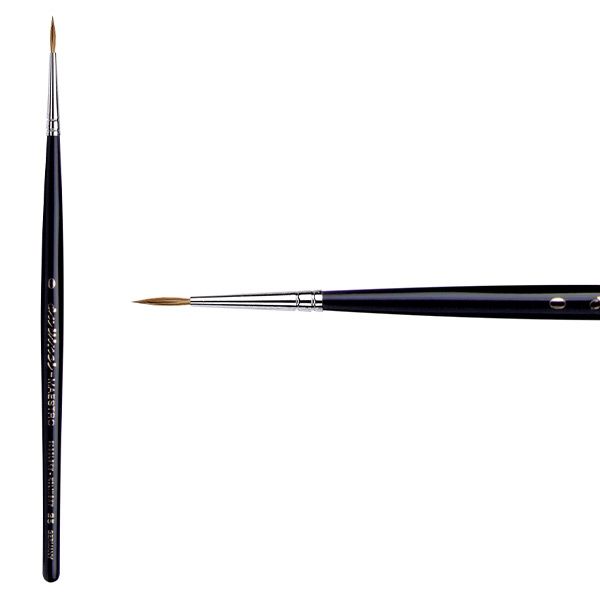 Da Vinci Watercolor Series 35 Maestro Kolinsky Brush - Long Tapered Round, Short Handle