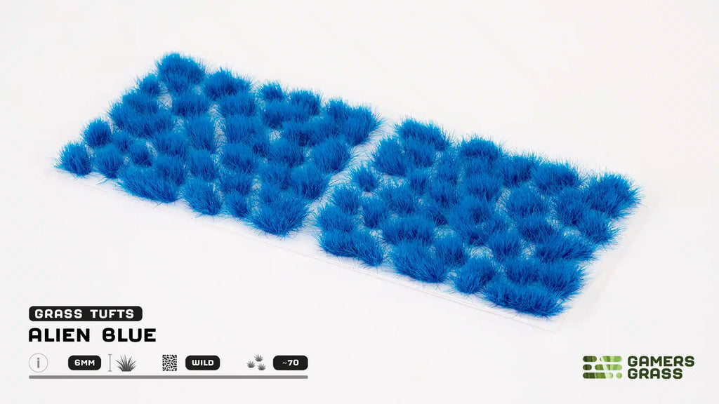 Gamers Grass Alien Blue 6mm Tuft - Wild