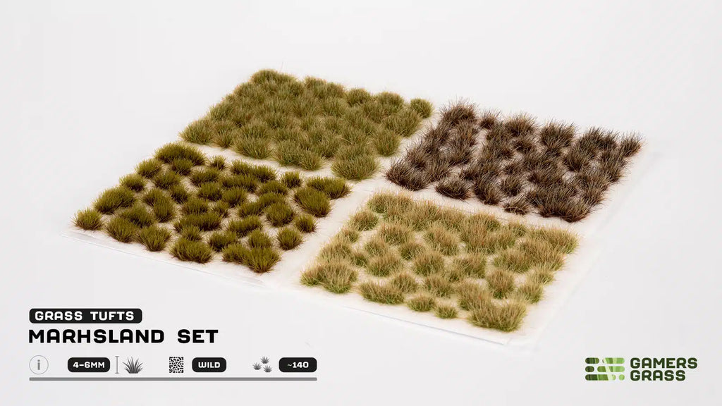 Gamers Grass Marshland Tuft Set - Wild