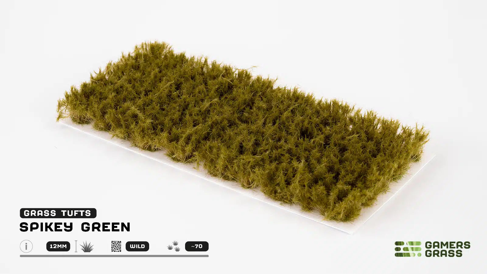 Gamers Grass Spikey Green XL 12mm Tuft - Wild