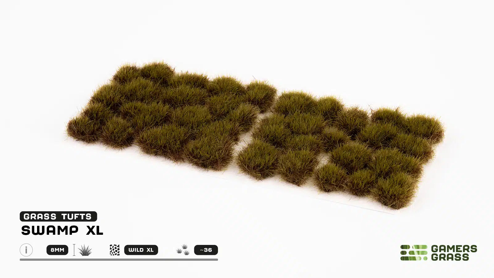 Gamers Grass Swamp XL 8mm Tuft - Wild