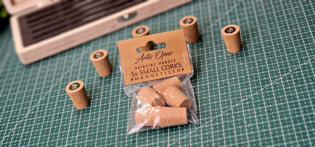 Egg Painting Handle Corks and Magnets