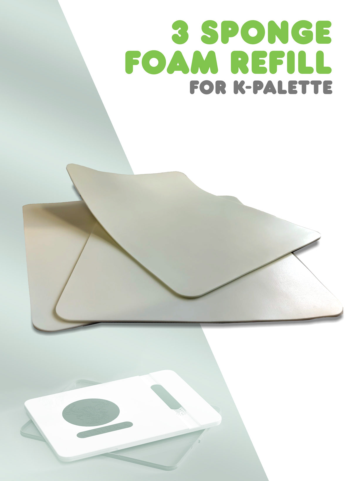 Sponge Foam Refill for K-Palette (3-Pack)