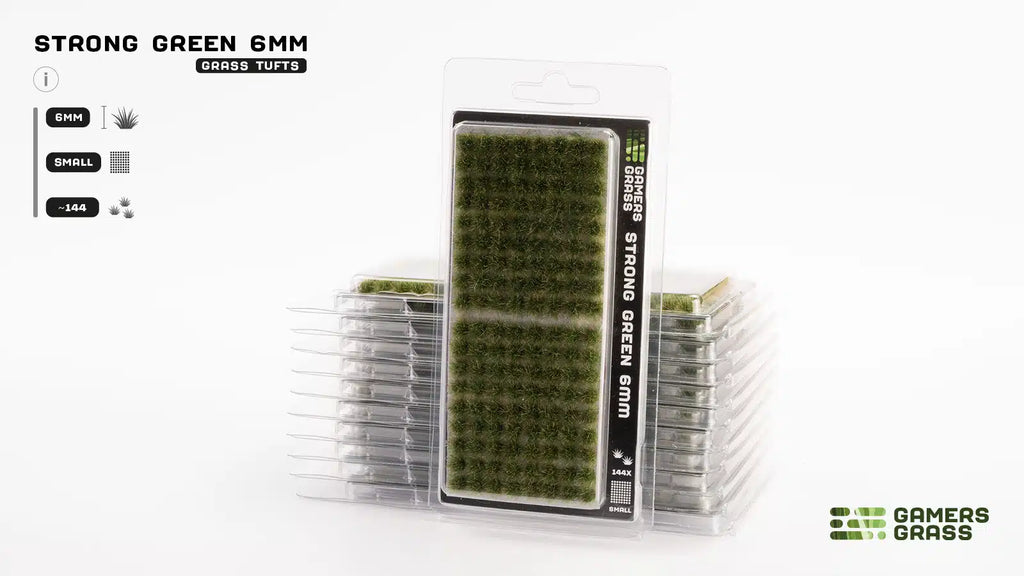 Gamers Grass Strong Green 6mm Tuft - Small