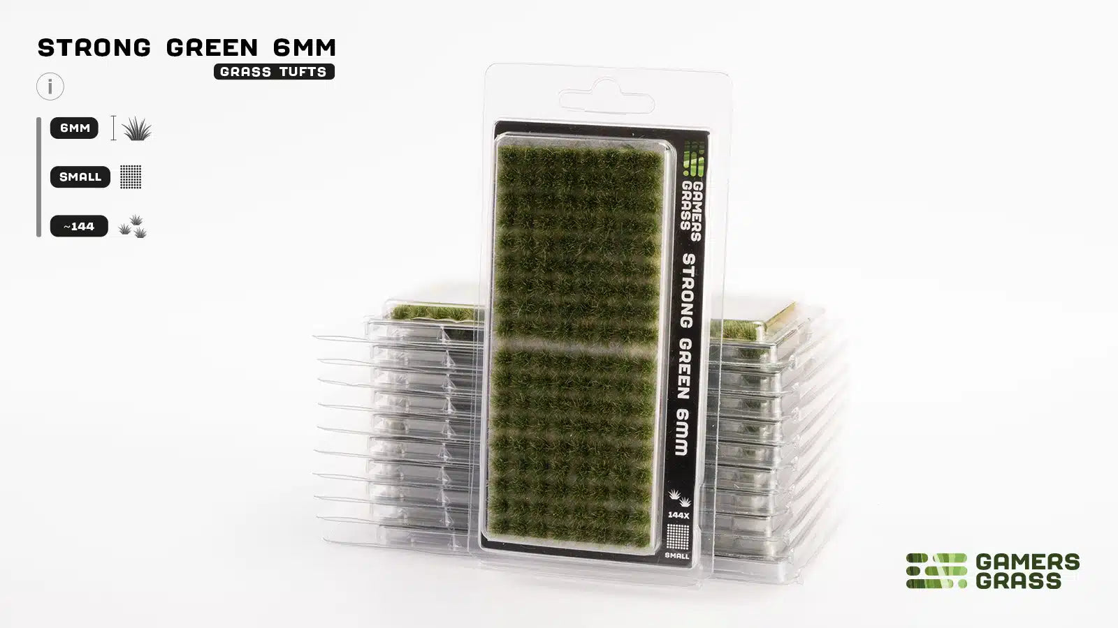 Gamers Grass Strong Green 6mm Tuft - Small