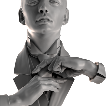 Tie a Tie Academic Bust